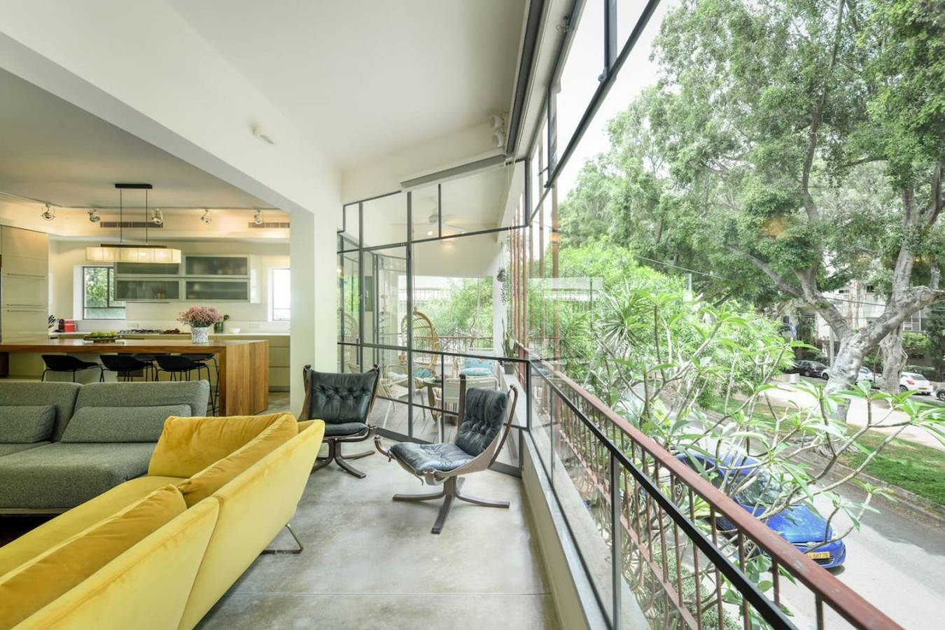 Appartement entier, Spacious & Green 3Br Apt w Balcony in City Center in Tel Aviv, District de Tel Aviv