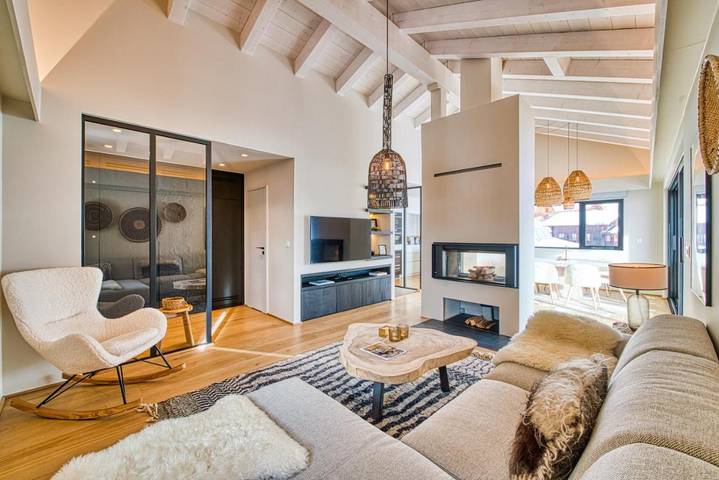 Gîte pour 6 personnes, avec vue et jardin dans Levron