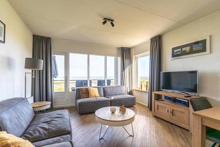 Ferienwohnung für 2 Personen, mit Balkon und Ausblick auf Texel