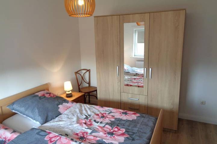 Ferienwohnung für 4 Personen, mit Garten und Whirlpool sowie Sauna, mit Haustier