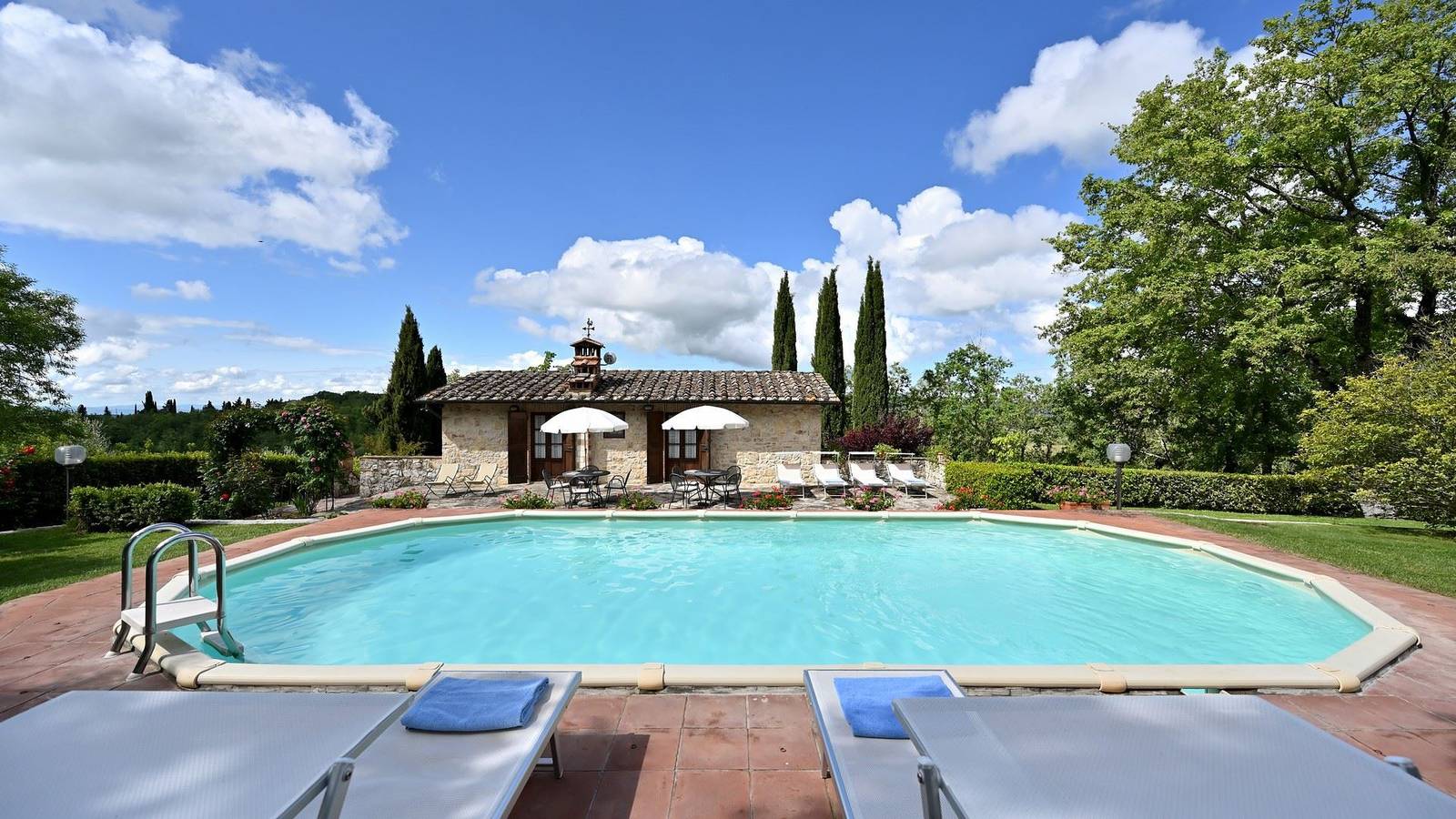 Villa per 8 persone con terrazza in Gaiole in Chianti, Chianti