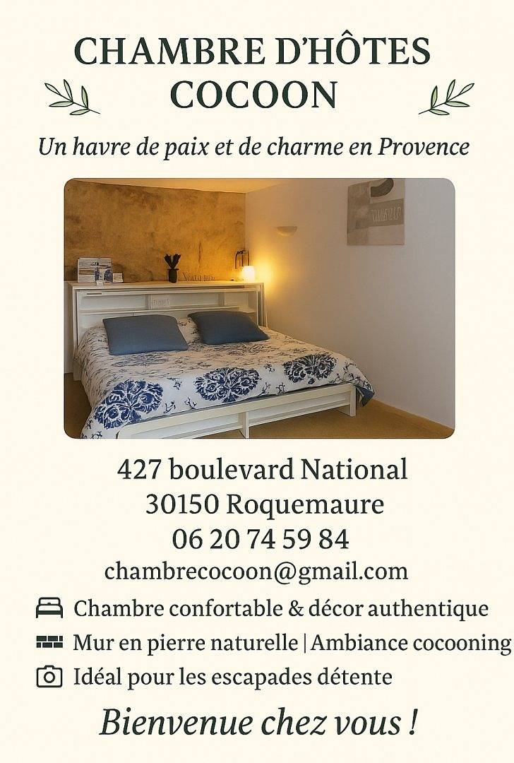 Chambre Cocoon - Chambre Cocoon in Roquemaure, Région de Nîmes