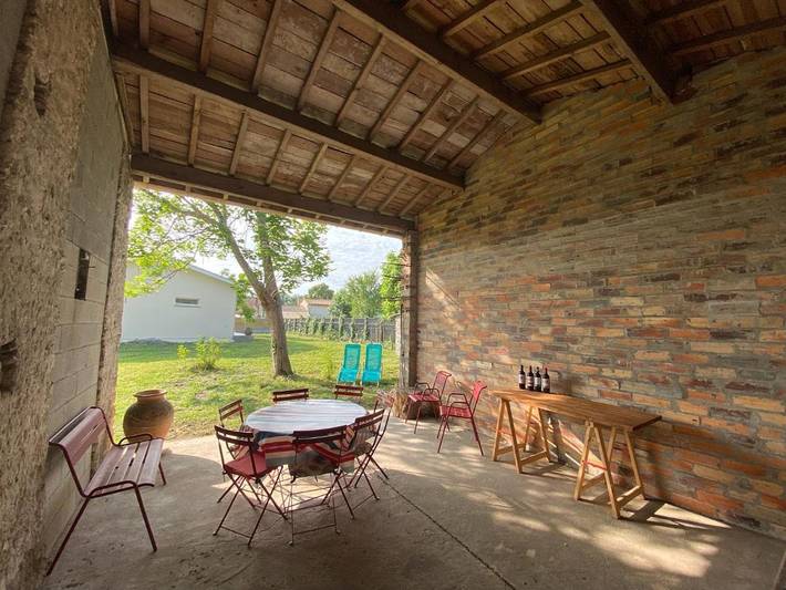 Ferienhaus für 6 Personen, mit Balkon und Terrasse sowie Garten und Ausblick
