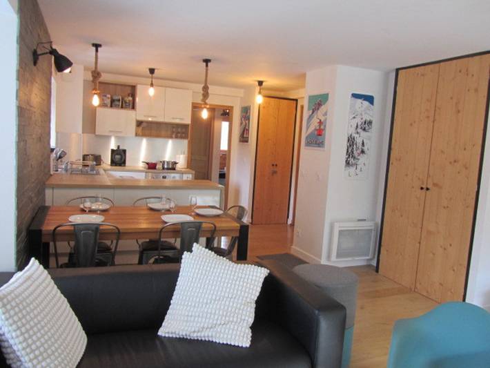 Gîte pour 6 personnes, avec balcon à Les Contamines-Montjoie - 2