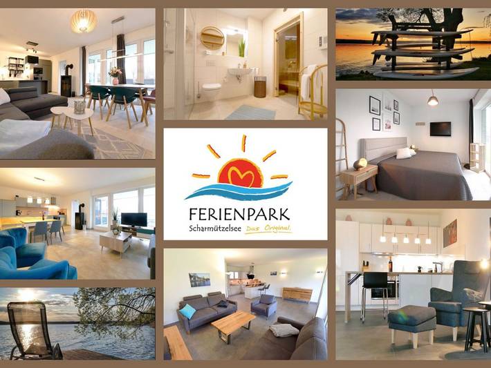 Ferienwohnung für 4 Personen, mit Balkon und Whirlpool sowie Terrasse und Sauna in Wendisch Rietz