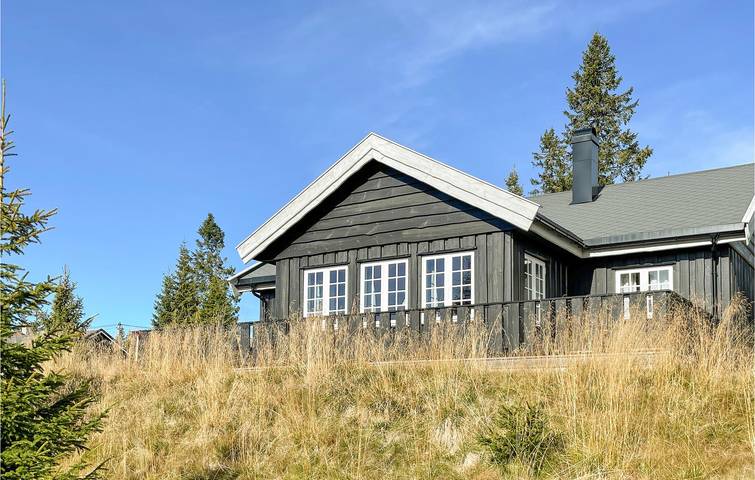Feriehus for 8 personer, med sauna og terrasse i tillegg til hage i Ringsaker