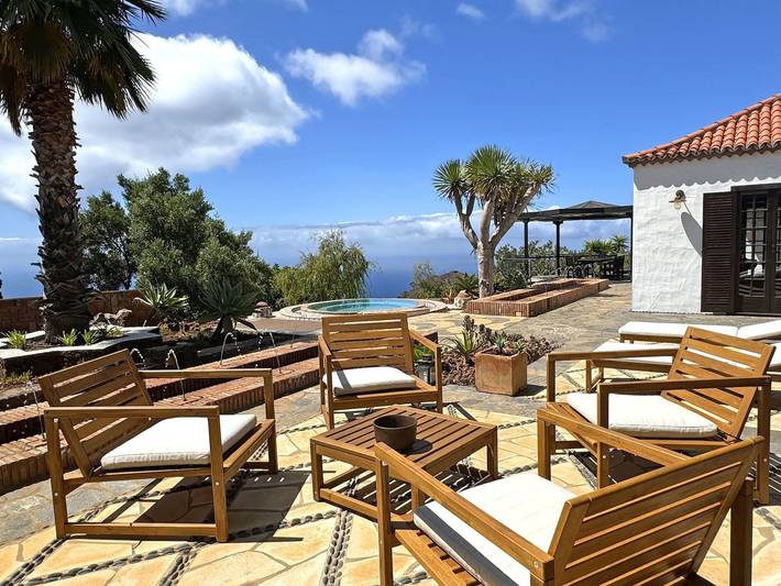 Bungalow für 4 Personen, mit Garten und Pool sowie Terrasse und Ausblick auf La Palma - 4