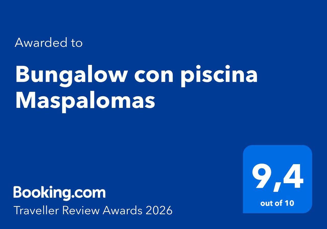 Bungalow con piscina Maspalomas in Campo Internacional, San Bartolomé de Tirajana