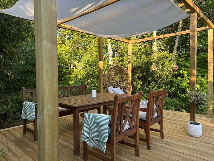 Ferienhaus für 4 Personen, mit Garten und Ausblick, mit Haustier - 1