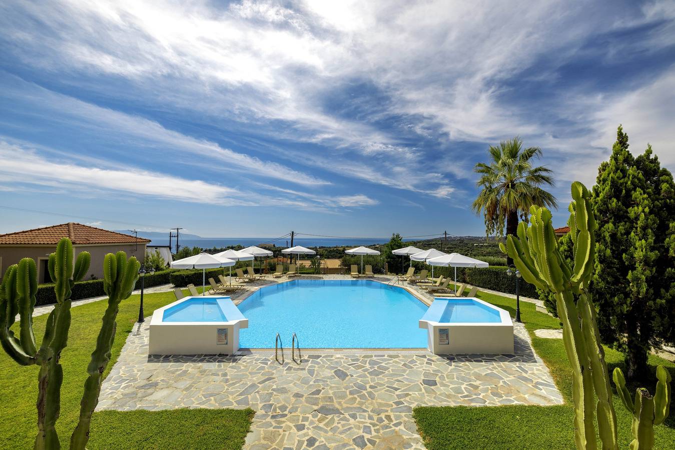 Villa Amalia mit Meerblick in Mousata, Kefalonia