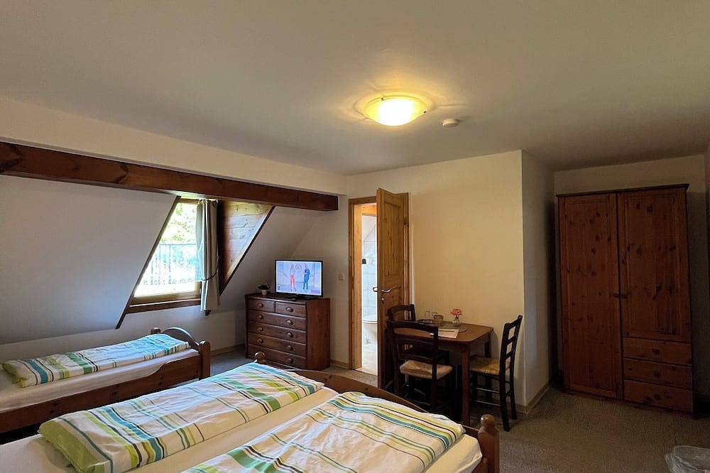 Hotel Waldhaus Zimmer 3 - Dreibettzimmer - Nähe Koblenz - mit Frühstück in Lahnstein, Mittelrhein