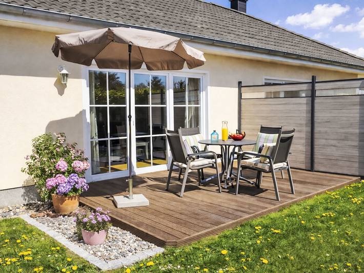 Ferienhaus für 4 Personen, mit Garten in Pruchten