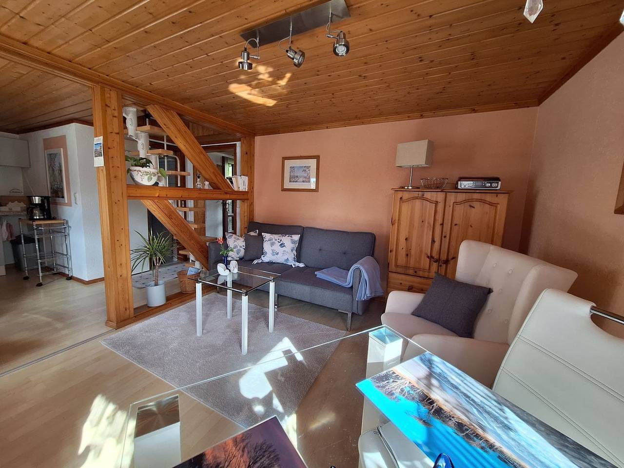 Kleines Reet gedecktes Ferienhaus für zwei Pers. nahe Hafen - Darßer Ferienkate in Wieck am Darß, Fischland - Darß - Zingst