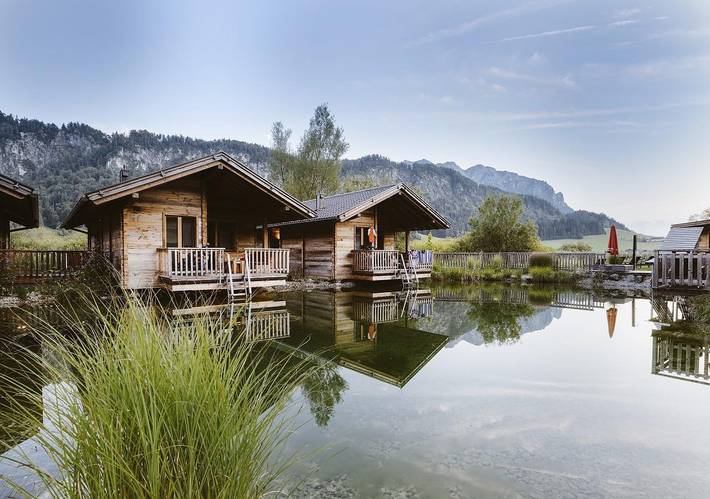 Hotel für 2 Personen, mit Balkon und Terrasse sowie Garten und Sauna in Walchsee
