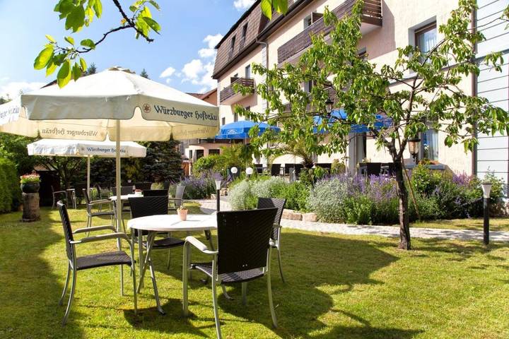 Hotel für 2 Personen, mit Terrasse und Garten sowie Pool und Sauna in Bad Brückenau