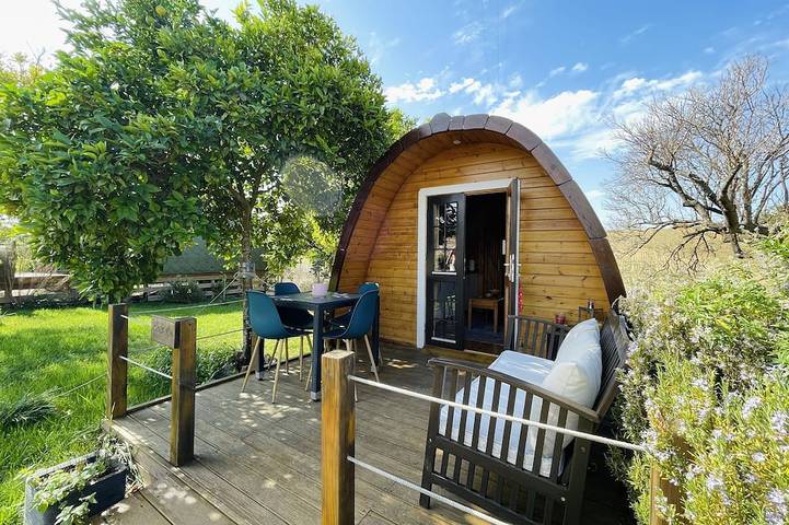 Cabane en bois pour 4 personnes, avec jardin et terrasse - 1