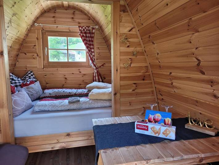 Zelt für 2 Personen, mit Garten und Terrasse sowie Ausblick und Sauna, mit Haustier in Hohenberg an der Eger - 2