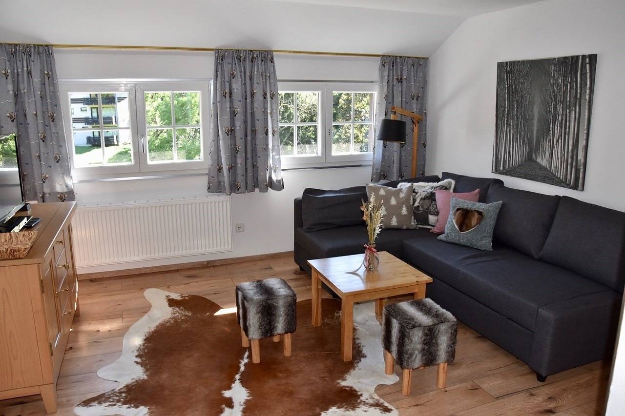 Ganze Ferienwohnung, Berghof Almzeit - Fewo "Heuboden", Sauna , Todtnauberg, Feldberg in Suedlicher Schwarzwald, Todtnau