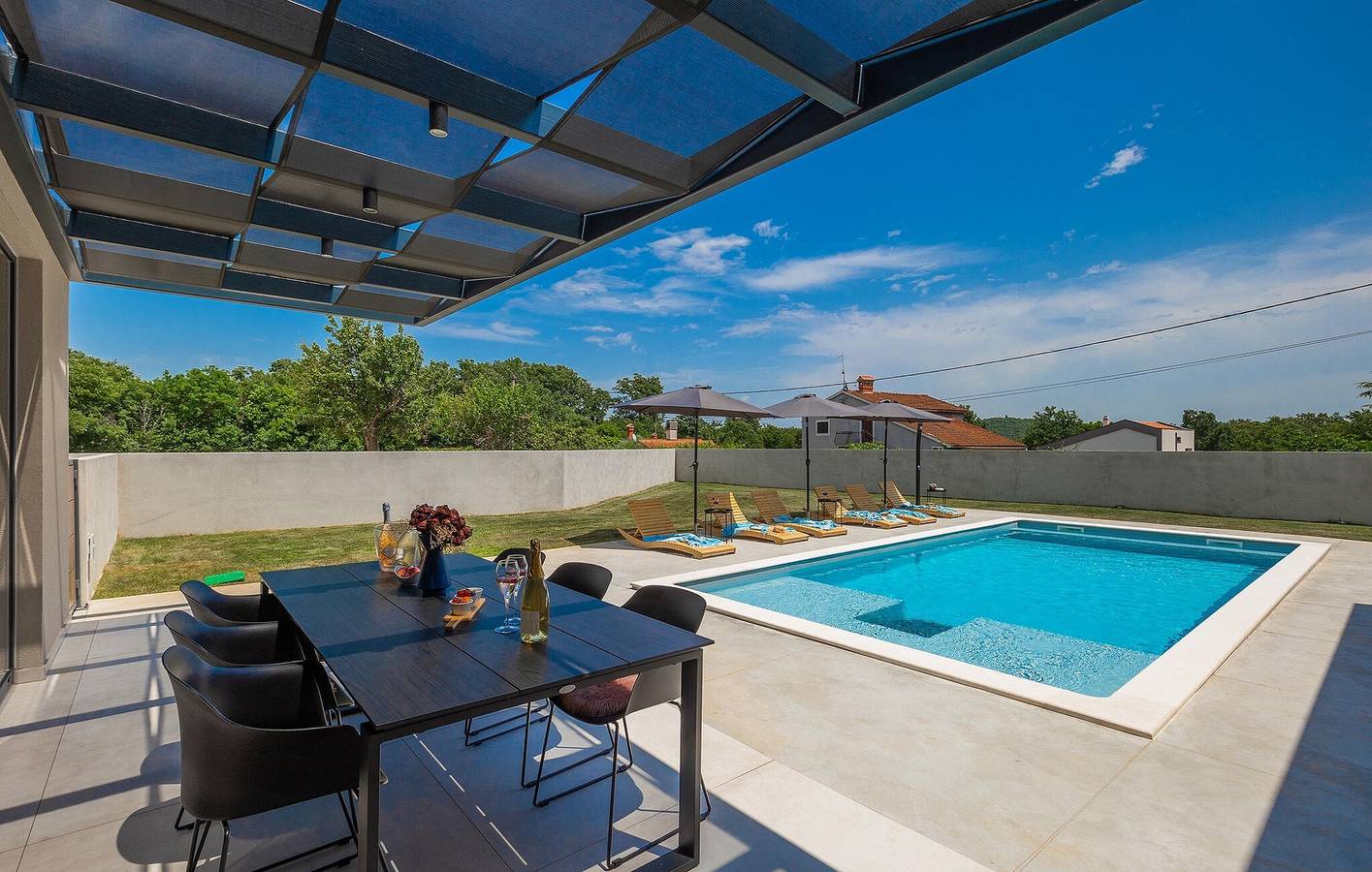 Ferienhaus für 8 Personen mit Sauna in Rovinjsko Selo, Rovinj und Umgebung