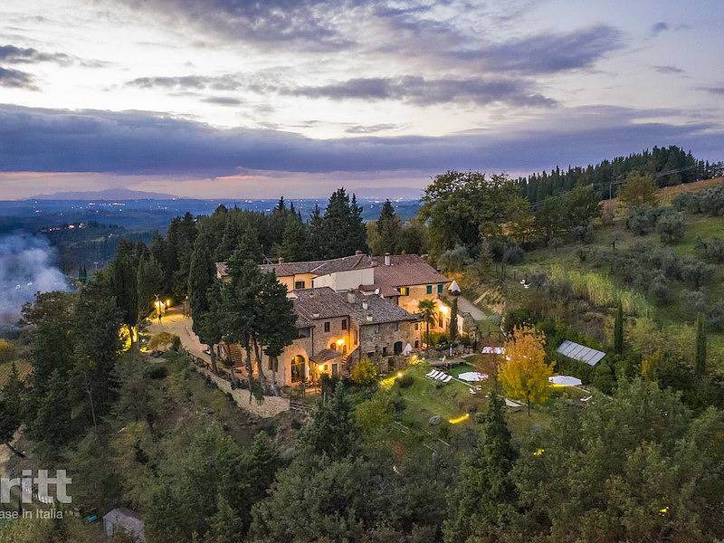 Tritt — Luxuriöse, umweltfreundliche Ferienwohnung für 4 Personen in Certaldo in Certaldo, Chianti