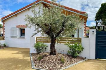 Gîte pour 4 personnes, avec jacuzzi et jardin dans Plage de La Joselière