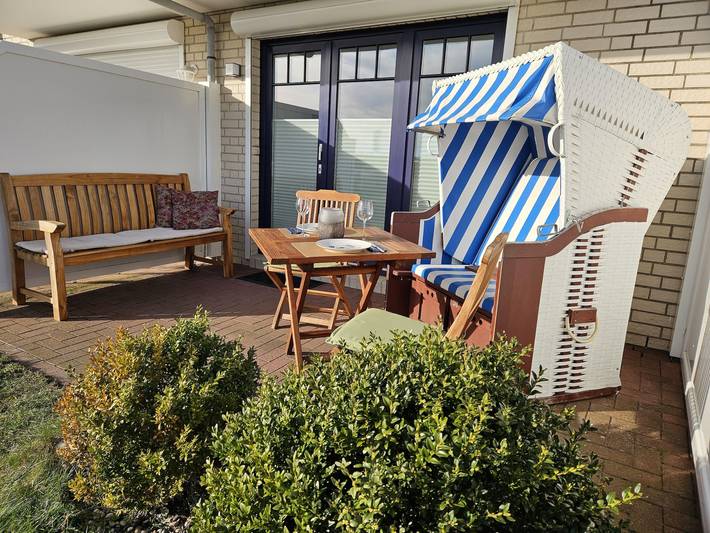 Ferienwohnung für 3 Personen, mit Garten und Balkon, kinderfreundlich in Böhl (St. Peter-Ording)
