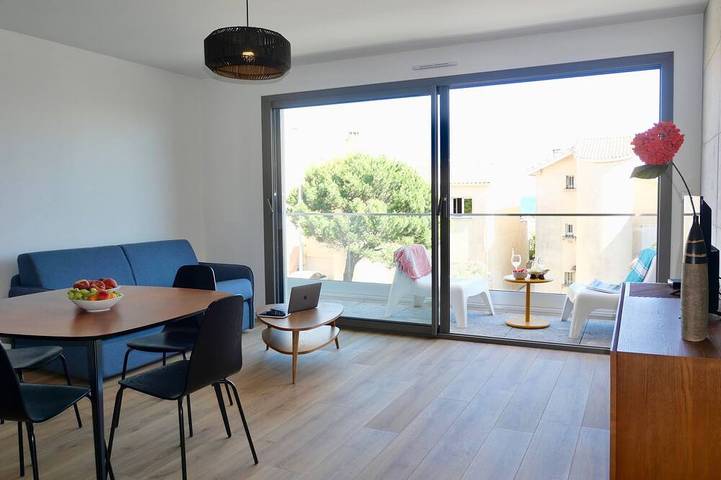 Apartamento de vacaciones para 4 personas, con jardín y balcón - 1