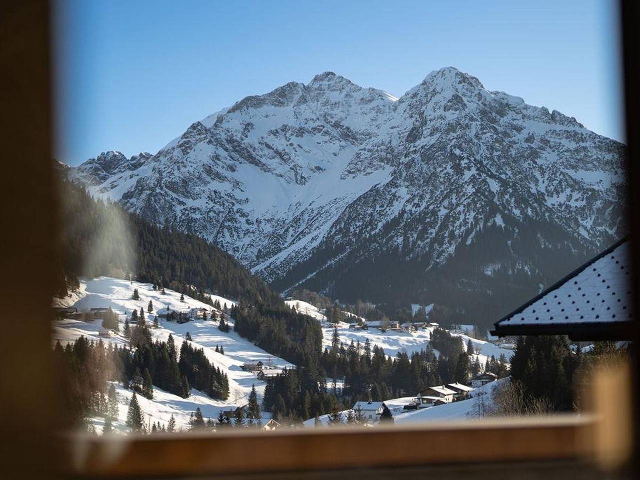 Walserkreuz - Walserkreuz - Suite 6, 2 Schlafräume, 2 Bäder in Hirschegg Kleinwalsertal, Mittelberg