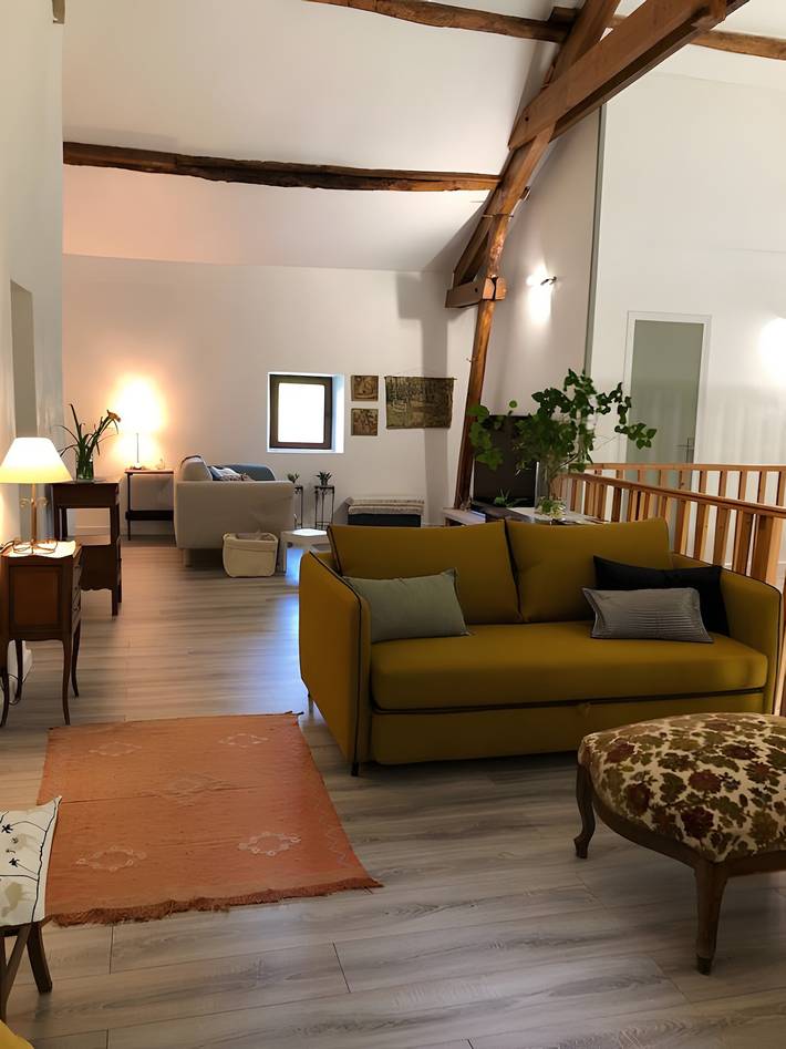 Gästezimmer „La Rustique“ mit gemeinsamer Terrasse, Garten und Wlan in Soubrebost, Regionaler Naturpark Millevaches en Limousin
