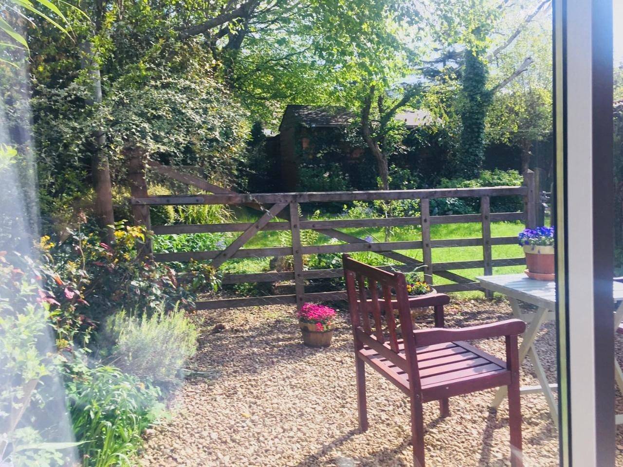 Double Room with Garden View in West Pennard, Somerset