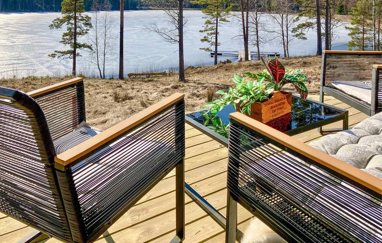 Ferienhaus für 3 Personen, mit Terrasse und Seeblick sowie Garten in Värmland - 4