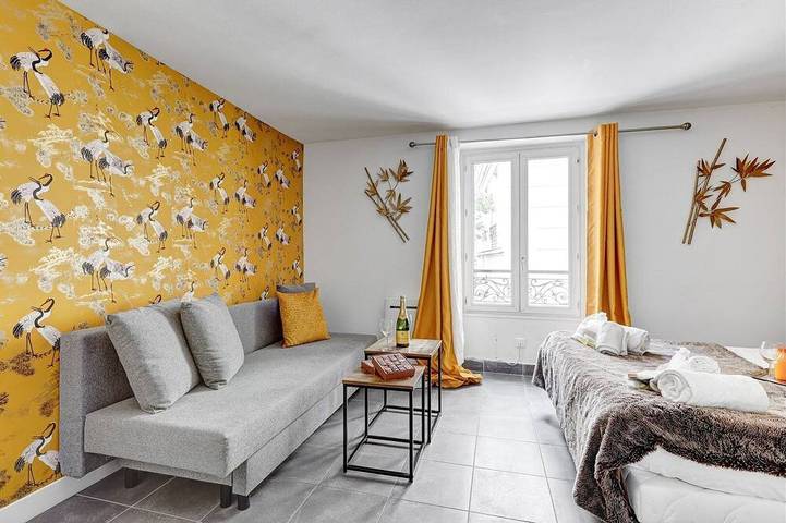 Appartement entier, TheBlueStay 143 - Superbe studio cosy in Asnières-sur-Seine, Hauts-de-Seine