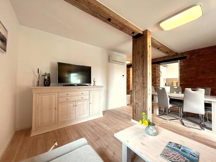 Ferienwohnung für 5 Personen, mit Balkon und Ausblick in Barth - 4