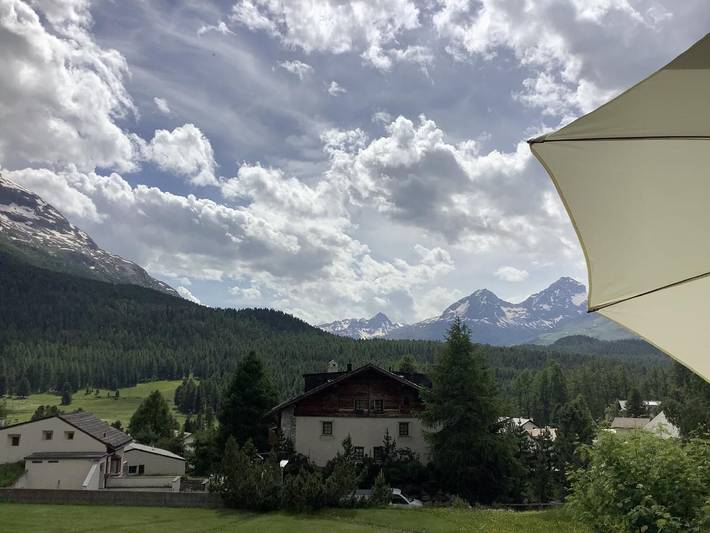 Ferienwohnung für 4 Personen, mit Balkon und Garten in Pontresina - 2