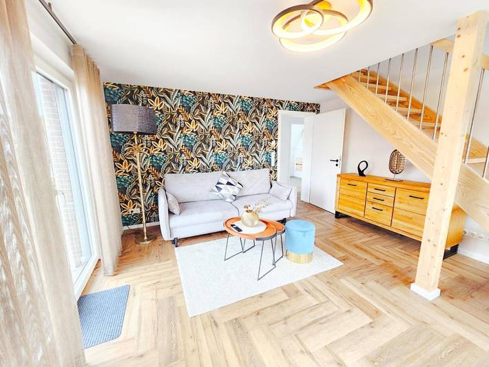 Vakantieappartement voor 4 personen, met Tuin en Uitzicht in Haren (Ems)