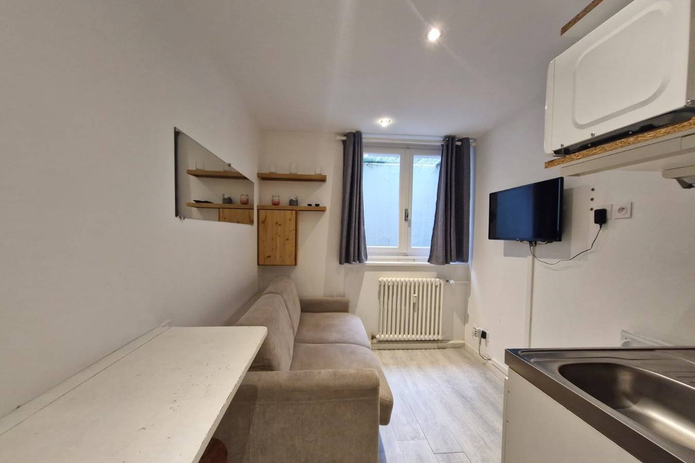 Entire studio, Studio with Wifi at the foot of the slopes in Megève, Pays du Mont-Blanc