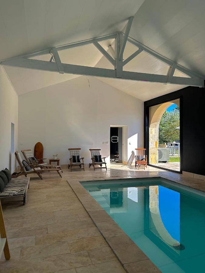 Location de vacances pour 15 personnes, avec jacuzzi et piscine ainsi que sauna et jardin à Queyrac - 2