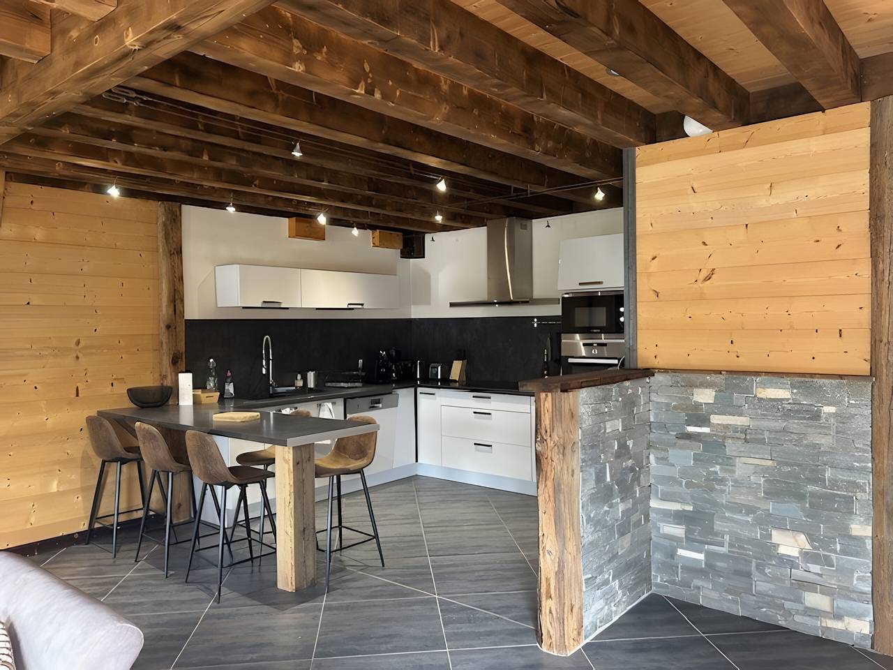 Chalet « Saint Sorlin » avec vue sur la montagne, terrasse privée et Wi-Fi in Saint-Sorlin-d'Arves, Région de Saint-Jean-de-Maurienne