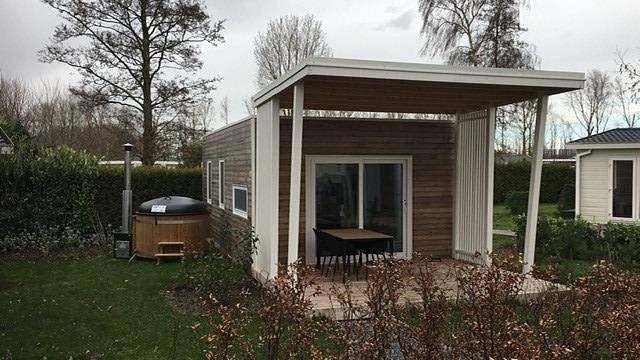 Chalet voor 5 personen, met tuin in Dordrecht