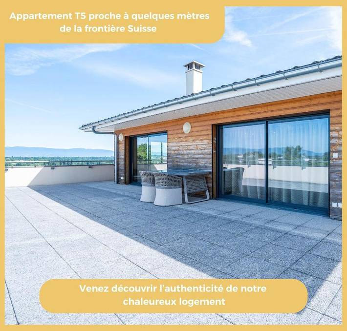 Appartement de vacances pour 8 personnes, avec Balcon ainsi que Terrasse et Vue
