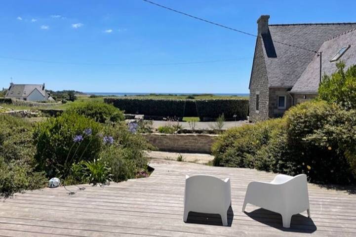 Location de vacances pour 9 personnes, avec Terrasse et Jardin dans Plage Du Steir Penmarc H