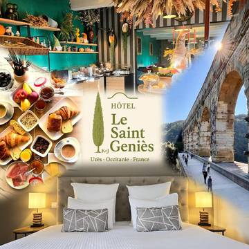 Hôtel pour 2 personnes, avec jardin et piscine à Uzès