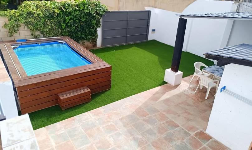 Chalet pour 4 personnes, avec jardin ainsi que piscine et vue à Malaga