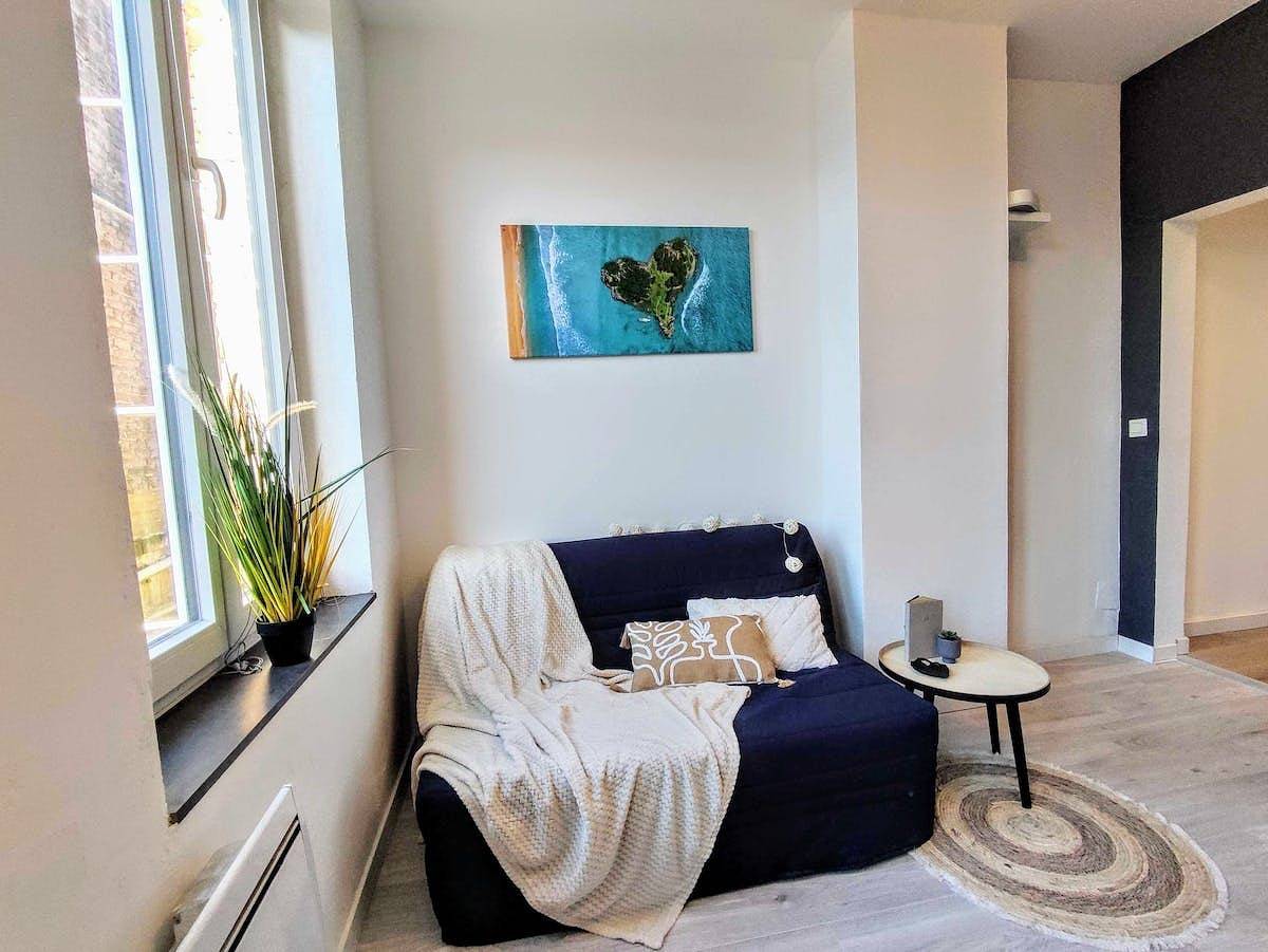 Appartement entier, Appartement de vacances pour 4 personnes in Roubaix, Région de Lille