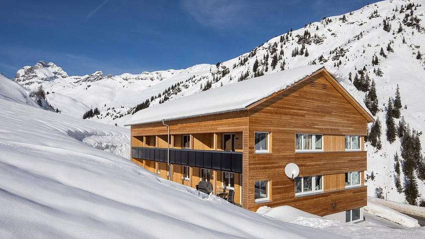 Ferienwohnung für 4 Personen, mit Balkon und Sauna in Warth - 3