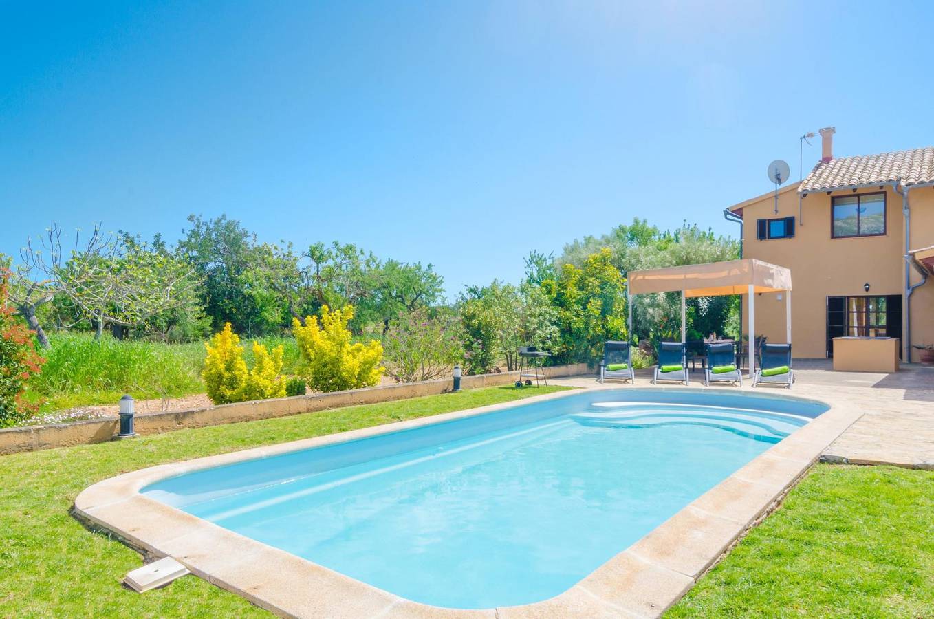 Villa voor 6 personen met terras in Campanet, Mallorca Binnenland