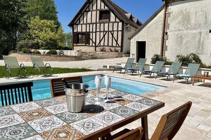 Maison de vacances pour 17 personnes, avec jardin