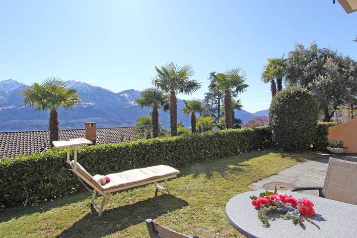 Ferienwohnung für 3 Personen, mit Terrasse und Garten sowie Seeblick und Ausblick in Locarno - 2