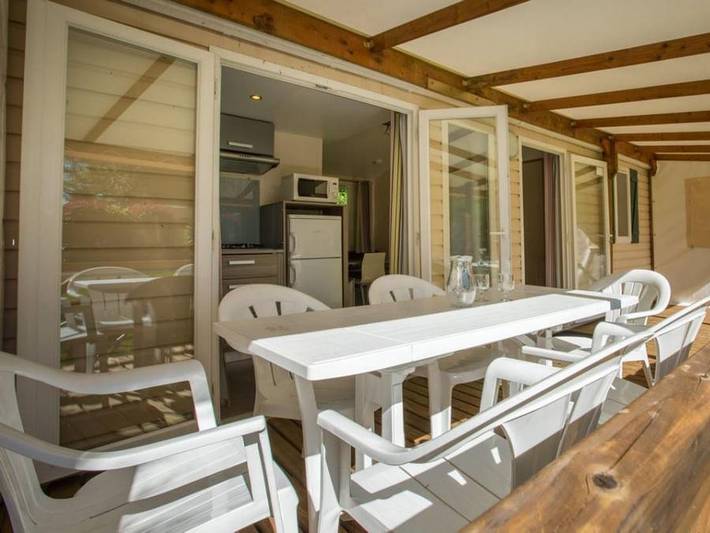 Mobil home pour 4 personnes, avec bassin pour enfant à Aubazines - 3