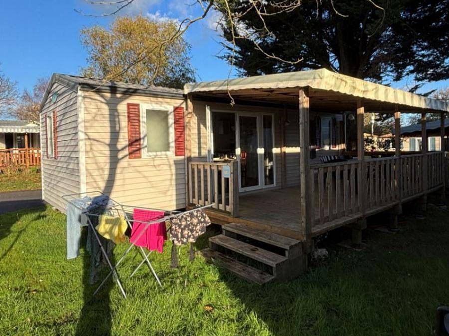 Camping Clos Mer et Nature - Mobilheim 4 personen - Azur Confort - 2 Zimmer / 4 P. in Saint-Michel-Chef-Chef, Côte de Jade